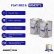 Armorpoxy Oil Stop Primer 2-part Brown/Black Epoxy Concrete and Garage Floor Paint ( 2-gallon )