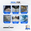 Armorpoxy 2-part Racing Blue Epoxy Concrete and Garage Floor Paint ( 3-gallon )