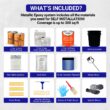 Armorpoxy Metallic Epoxy Kit 2-part Manatee Epoxy Concrete and Garage Floor Paint ( 3-gallon )