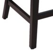 LUE BONA Dark Brown 26.0-in H Counter height Upholstered Swivel Wood Bar Stool 2 -Pack