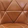 LUE BONA Whiskey Brown 26.0-in H Counter height Upholstered Swivel Wood Bar Stool 2 -Pack