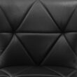 LUE BONA Black 26.0-in H Counter height Upholstered Swivel Wood Bar Stool 2 -Pack
