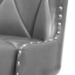 LUE BONA Dark Gray 26.0-in H Counter height Upholstered Swivel Wood Bar Stool 2 -Pack