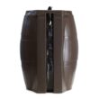 FCMP Outdoor 50-Gallon Brown Plastic Rain Barrel Spigot
