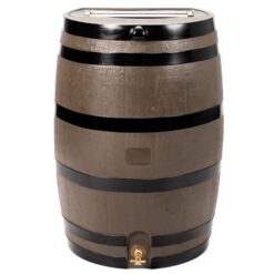 RTS Home Accents 50-Gallon Brown Plastic Rain Barrel Spigot
