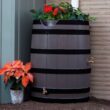 Good Ideas 65-Gallon Brown Plastic Rain Barrel Spigot