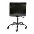 Flash Furniture Alan Black Vinyl/Black Frame Contemporary Adjustable Height Swivel Vinyl Desk Chair