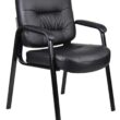 Boss Office Products Black Contemporary Ergonomic Upholstered Task Chair