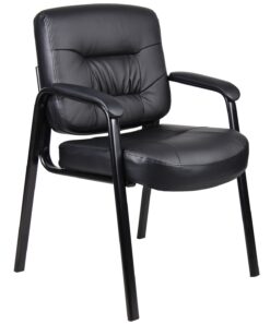 Boss Office Products Black Contemporary Ergonomic Upholstered Task Chair
