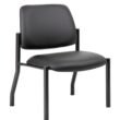 Boss Office Products Black Contemporary Ergonomic Vinyl Task Chair