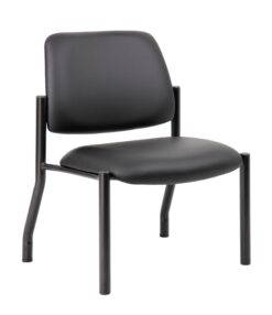 Boss Office Products Black Contemporary Ergonomic Vinyl Task Chair