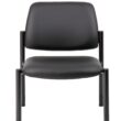 Boss Office Products Black Contemporary Ergonomic Vinyl Task Chair
