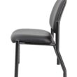 Boss Office Products Black Contemporary Ergonomic Vinyl Task Chair