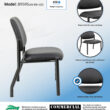 Boss Office Products Black Contemporary Ergonomic Vinyl Task Chair