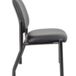 Boss Office Products Black Contemporary Ergonomic Vinyl Task Chair