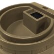 Good Ideas 65-Gallon Brown Plastic Rain Barrel Spigot