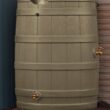 Good Ideas 65-Gallon Brown Plastic Rain Barrel Spigot