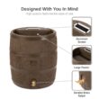 RTS Home Accents 35-Gallon Brown Plastic Rain Barrel Spigot