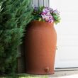 Good Ideas 50-Gallon Orange Plastic Rain Barrel Spigot