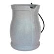 FCMP Outdoor 45-Gallon Gray Plastic Rain Barrel Spigot