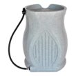 FCMP Outdoor 45-Gallon Gray Plastic Rain Barrel Spigot