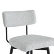 Circle 55 White (Multi-Colored) 27.4-in H Counter height Upholstered Swivel Metal Bar Stool 2 -Pack
