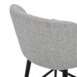 Circle 55 White (Multi-Colored) 27-in H Counter height Upholstered Swivel Metal Bar Stool 2 -Pack