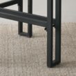 Maison Boucle Beige Velvet Counter Height Bar Stool with Armrest and Curved Back for Kitchen Island