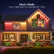 Govee 100-ft Plug-in White Indoor/Outdoor String Light with Color changing -Light LED Mini Bulbs Bluetooth Compatibility Wi-Fi Compatibility