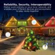 Govee 100-ft Plug-in White Indoor/Outdoor String Light with Color changing -Light LED Mini Bulbs Bluetooth Compatibility Wi-Fi Compatibility