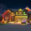 Govee 100-ft Plug-in White Indoor/Outdoor String Light with Color changing -Light LED Mini Bulbs Bluetooth Compatibility Wi-Fi Compatibility