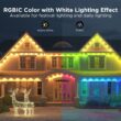 Govee 100-ft Plug-in White Indoor/Outdoor String Light with Color changing -Light LED Mini Bulbs Bluetooth Compatibility Wi-Fi Compatibility