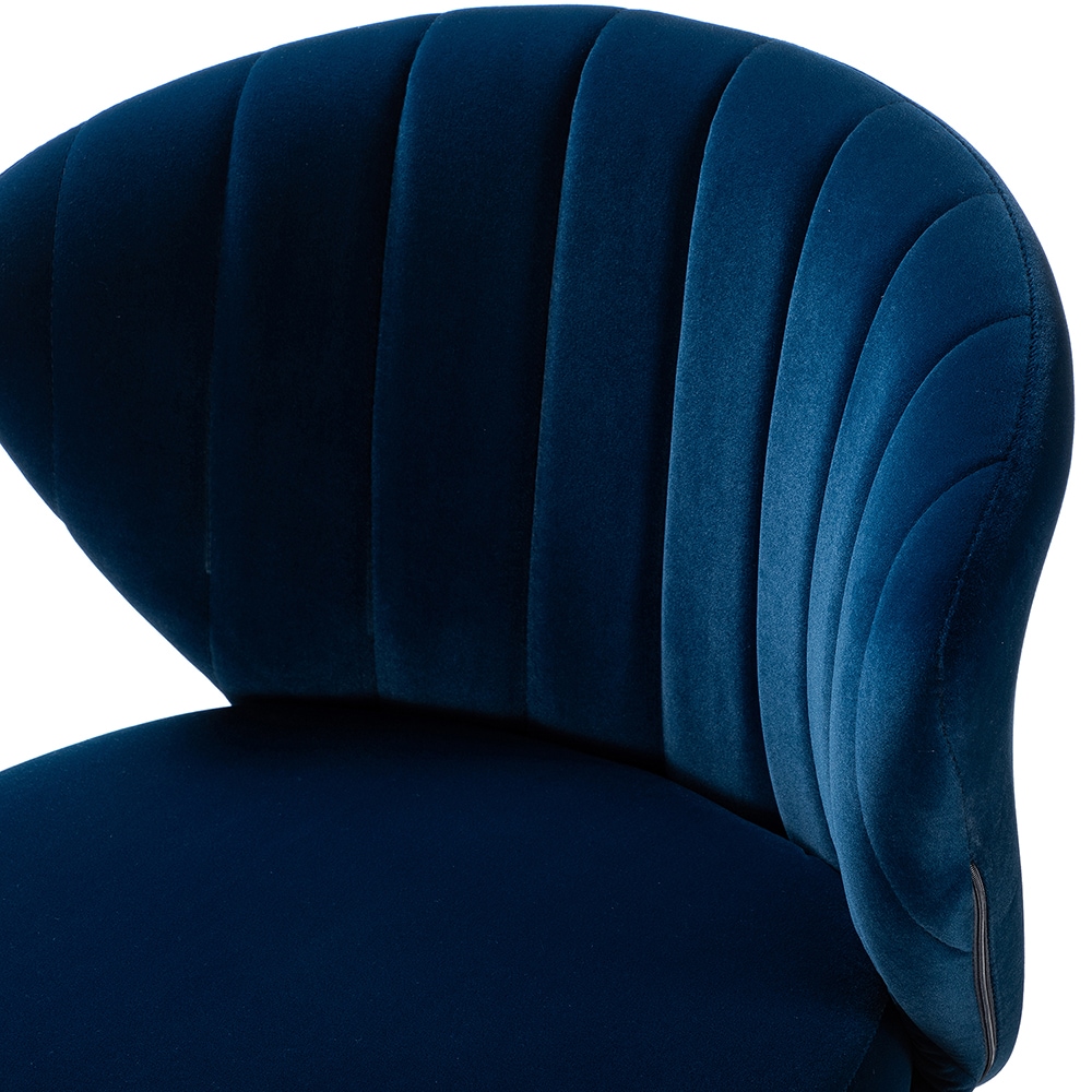 14 Karat Home Navy Contemporary Ergonomic Adjustable Height Swivel Polyester Task Chair 14 Karat Home Navy Contemporary Ergonomic Adjustable Height Swivel Polyester Task Chair