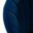 14 Karat Home Navy Contemporary Ergonomic Adjustable Height Swivel Polyester Task Chair 14 Karat Home Navy Contemporary Ergonomic Adjustable Height Swivel Polyester Task Chair