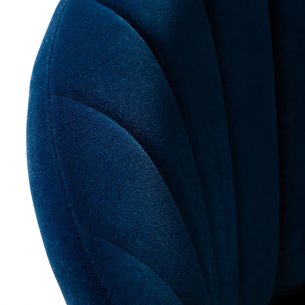 14 Karat Home Navy Contemporary Ergonomic Adjustable Height Swivel Polyester Task Chair 14 Karat Home Navy Contemporary Ergonomic Adjustable Height Swivel Polyester Task Chair