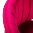 14 Karat Home Fushia Contemporary Ergonomic Adjustable Height Swivel Polyester Task Chair