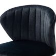 14 Karat Home Black Contemporary Ergonomic Adjustable Height Swivel Polyester Task Chair 14 Karat Home Black Contemporary Ergonomic Adjustable Height Swivel Polyester Task Chair