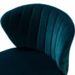 14 Karat Home Teal Contemporary Ergonomic Adjustable Height Swivel Polyester Task Chair 14 Karat Home Teal Contemporary Ergonomic Adjustable Height Swivel Polyester Task Chair