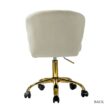 14 Karat Home Tan Contemporary Ergonomic Adjustable Height Swivel Polyester Task Chair 14 Karat Home Tan Contemporary Ergonomic Adjustable Height Swivel Polyester Task Chair