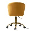 14 Karat Home Loris Mustard Contemporary Adjustable Height Swivel Polyester Task Chair 14 Karat Home Loris Mustard Contemporary Adjustable Height Swivel Polyester Task Chair