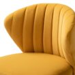 14 Karat Home Loris Mustard Contemporary Adjustable Height Swivel Polyester Task Chair 14 Karat Home Loris Mustard Contemporary Adjustable Height Swivel Polyester Task Chair