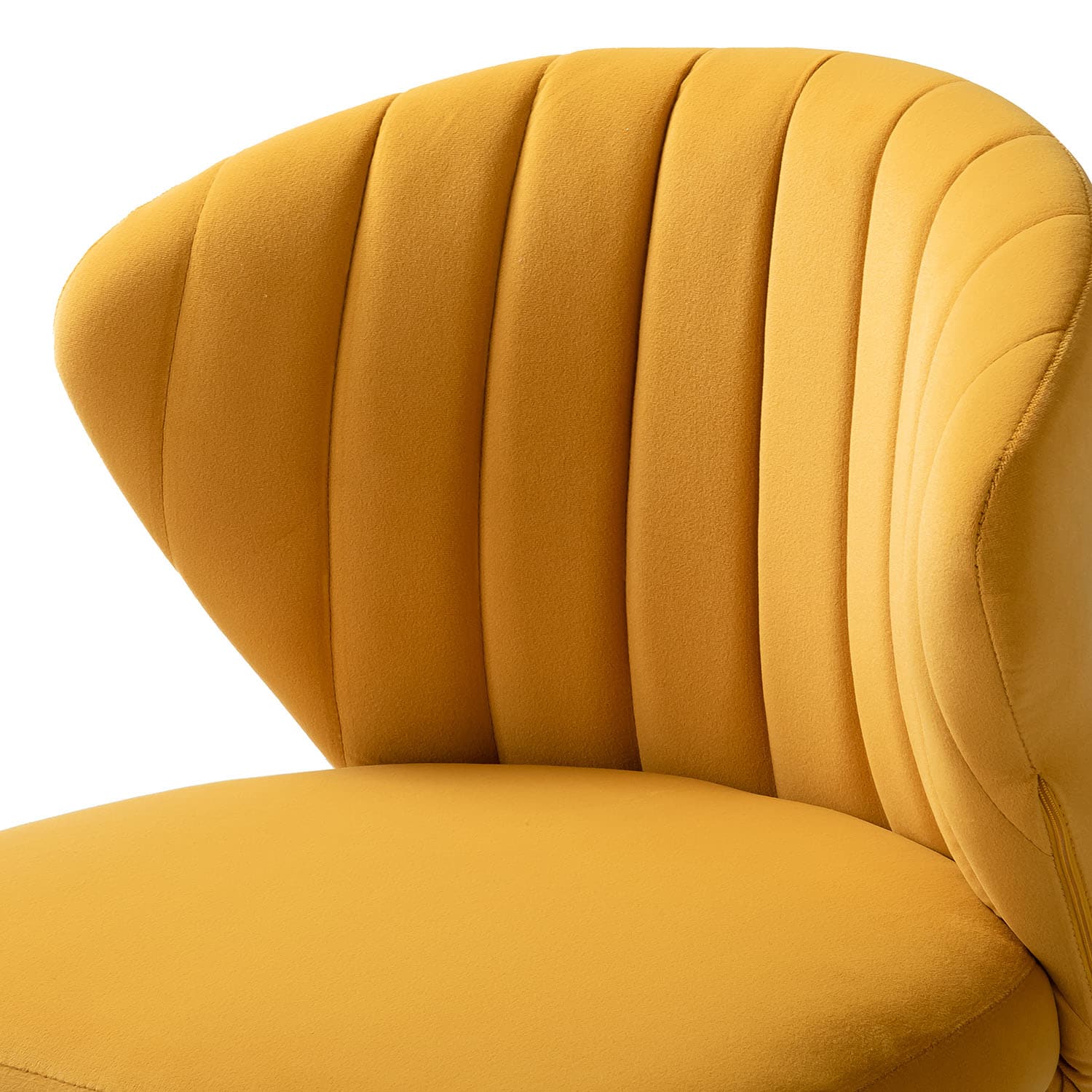 14 Karat Home Loris Mustard Contemporary Adjustable Height Swivel Polyester Task Chair 14 Karat Home Loris Mustard Contemporary Adjustable Height Swivel Polyester Task Chair