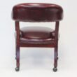 Boss Office Products Burgundy Traditional Ergonomic Upholstered Bankers Chair