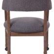 Boss Office Products Slate Grey Traditional Ergonomic Upholstered Bankers Chair