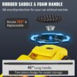 SVOPES Yellow 3-Ton Aluminum/Steel Hydraulic Low profile floor jack