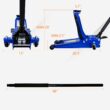 Miki Shinly Blue 3-Ton Steel Hydraulic Floor jack
