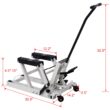 Siavonce Gray 0.7-Ton Steel Hydraulic Scissor jack