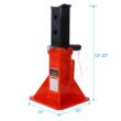 Siavonce Red 22-Ton Steel Jack stand