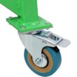 Tatayosi 350 lbs Hydraulic Motorcycle Scissor Jack Lift Foot Step Wheels for Small Dirt Bikes ATV Dirt Bike Scissor Stand With 4 Wheels Green