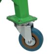 Tatayosi 350 lbs Hydraulic Motorcycle Scissor Jack Lift Foot Step Wheels for Small Dirt Bikes ATV Dirt Bike Scissor Stand With 4 Wheels Green